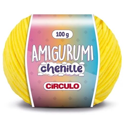 LINHA AMIGURUMI CHENILLE AMARELOS/ LARANJAS/ VERMELHOS
